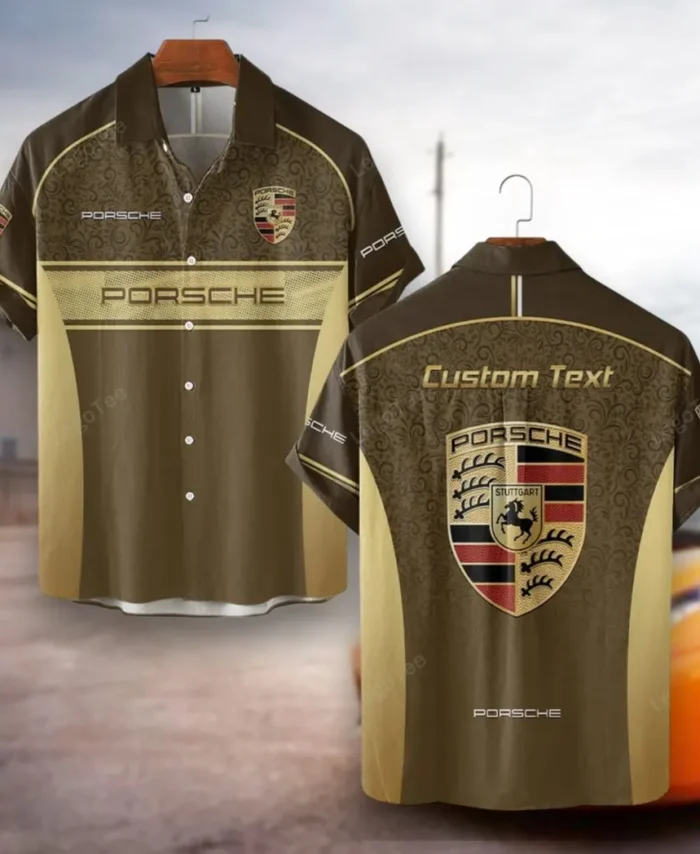 Track Day Machine Hawaiian Shirt Exclusive Logo, Custom Garage Button Shirt CAR137