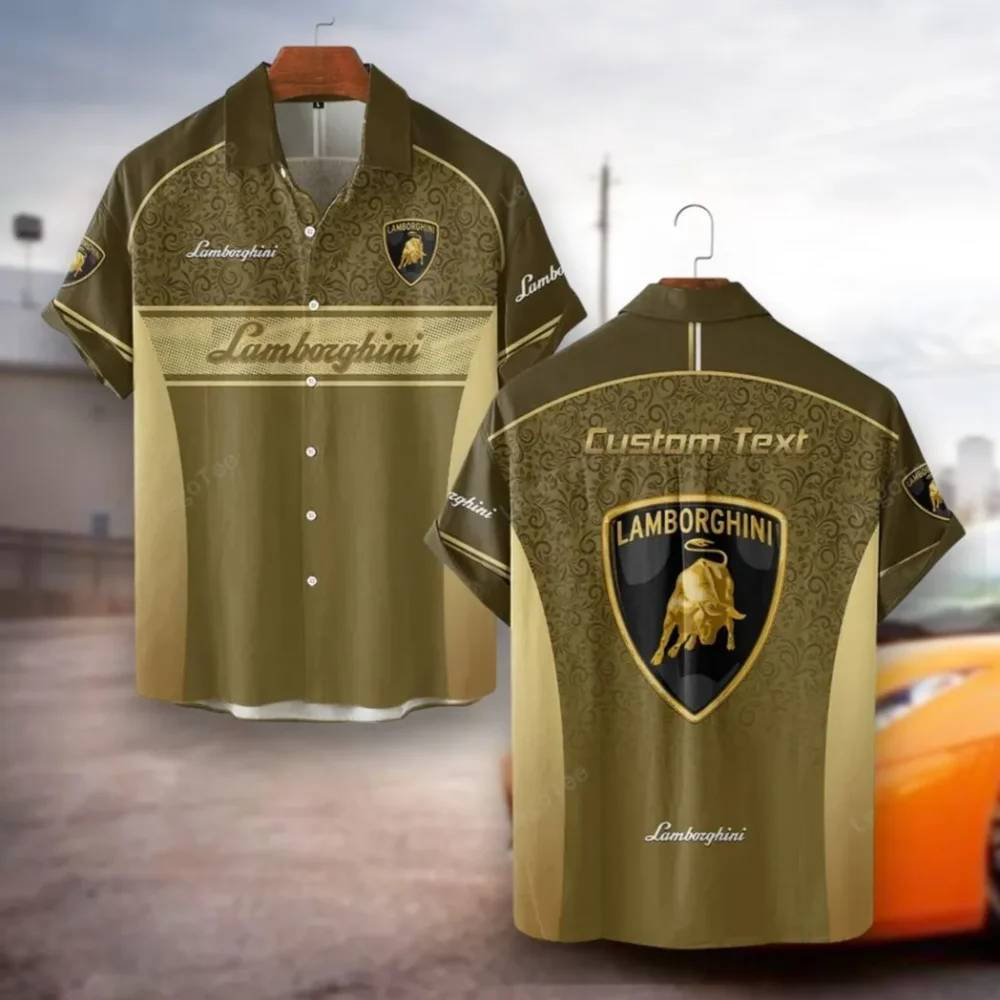 Performance Auto Hawaiian Shirt Exclusive Logo, Custom Ride Button Shirt CAR137