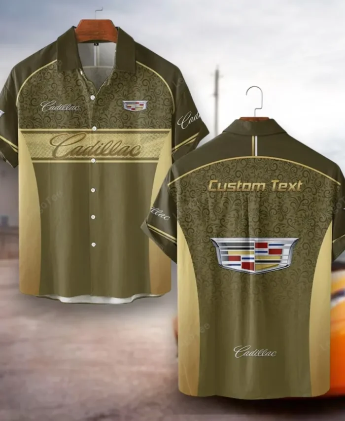 Performance Car Hawaiian Shirt Exclusive Logo, Gearhead Style Button Shirt CAR137