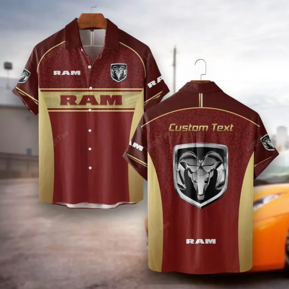 Strong Utility Pickup Hawaiian Shirt Exclusive Logo, Performance Gear Button Shirt CAR137