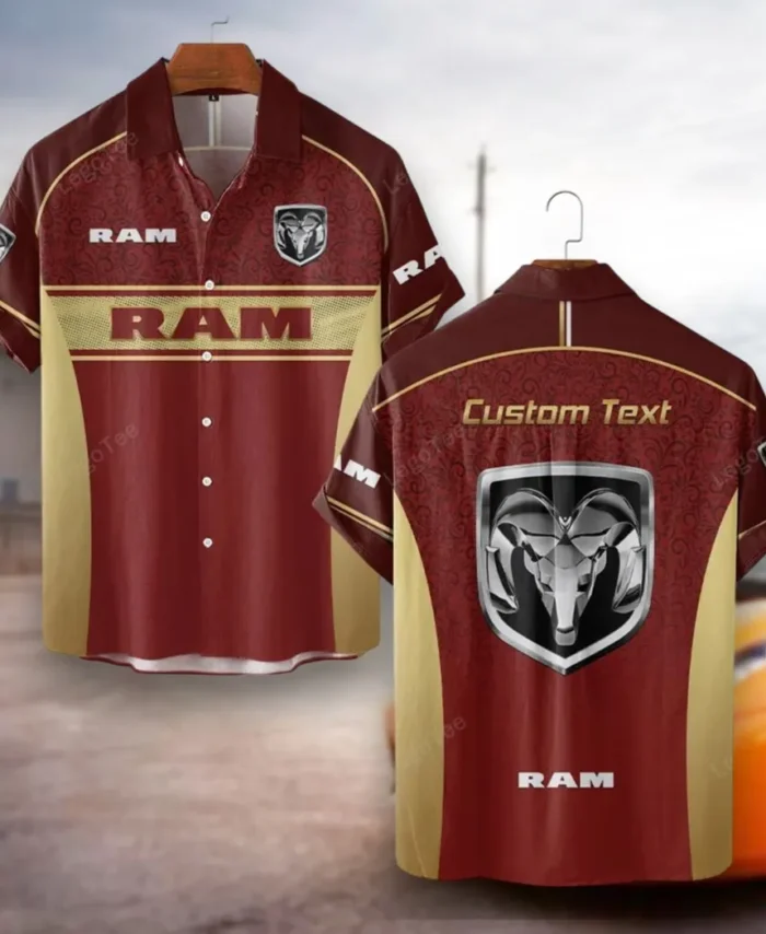 Strong Utility Pickup Hawaiian Shirt Exclusive Logo, Performance Gear Button Shirt CAR137