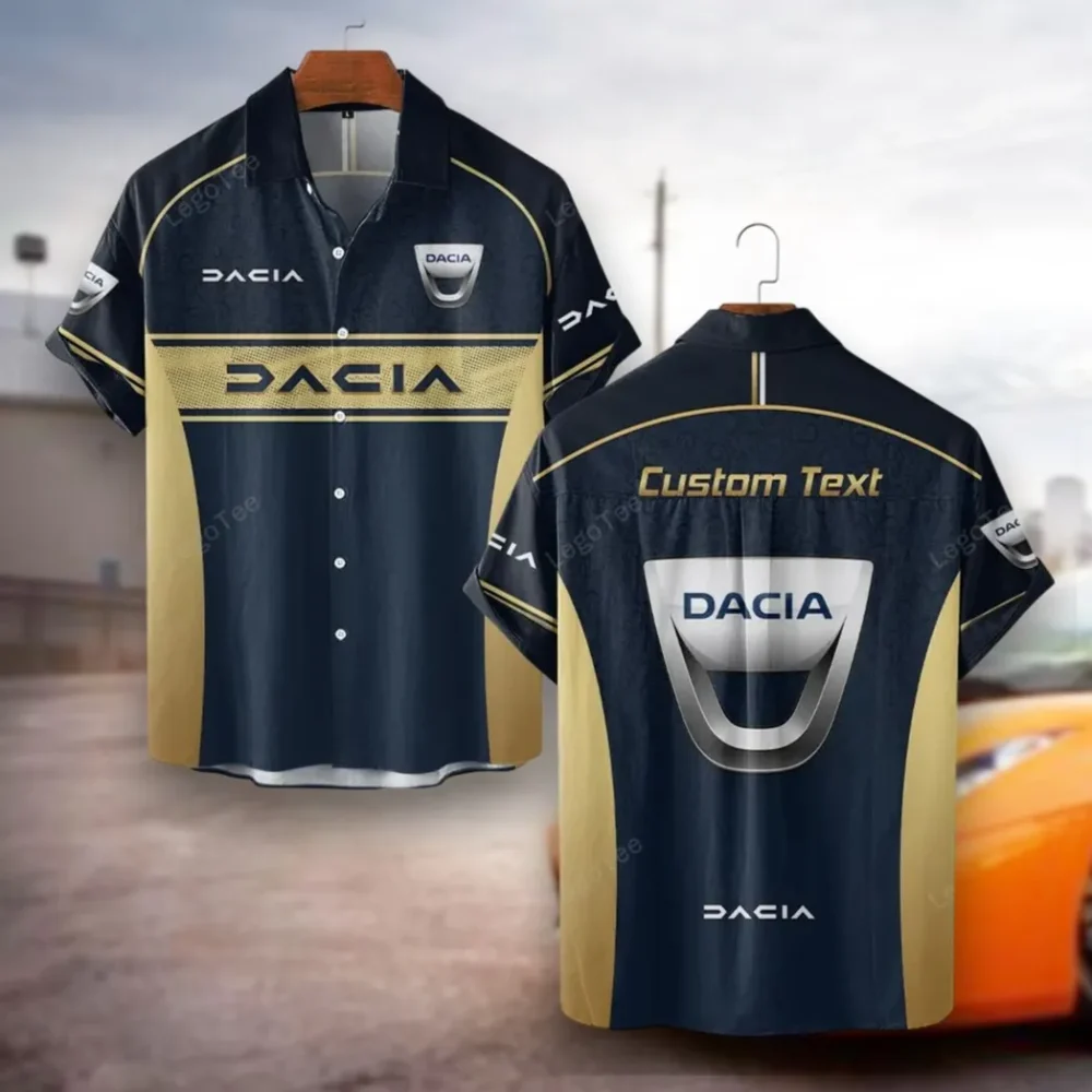 Directhaul Equipment Hawaiian Shirt Exclusive Logo, Speed Legend Button Shirt CAR137