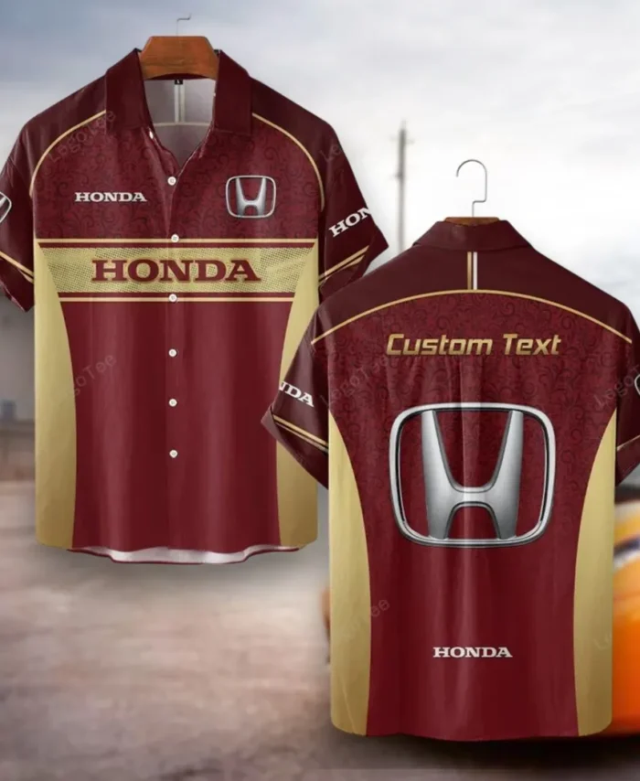 Electric Car Hawaiian Shirt Exclusive Logo, Gearhead Style Button Shirt CAR137