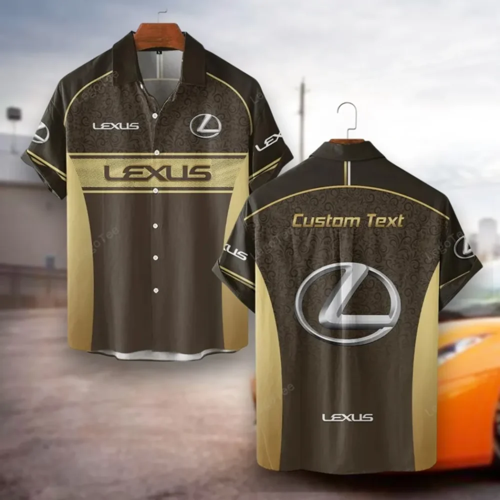 Premium Crossover Hawaiian Shirt Exclusive Logo, Road Life Button Shirt CAR137