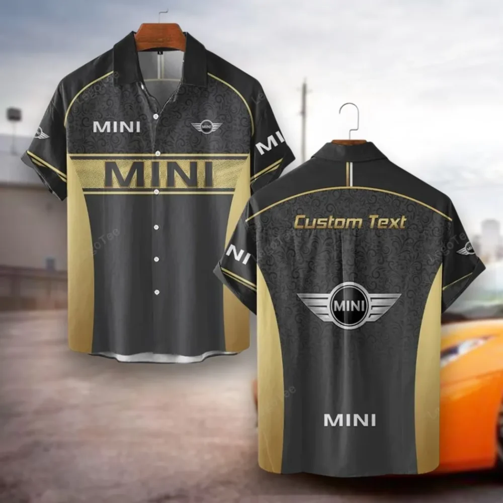 Nimble Hatch Hawaiian Shirt Exclusive Logo, Performance Gear Button Shirt CAR137