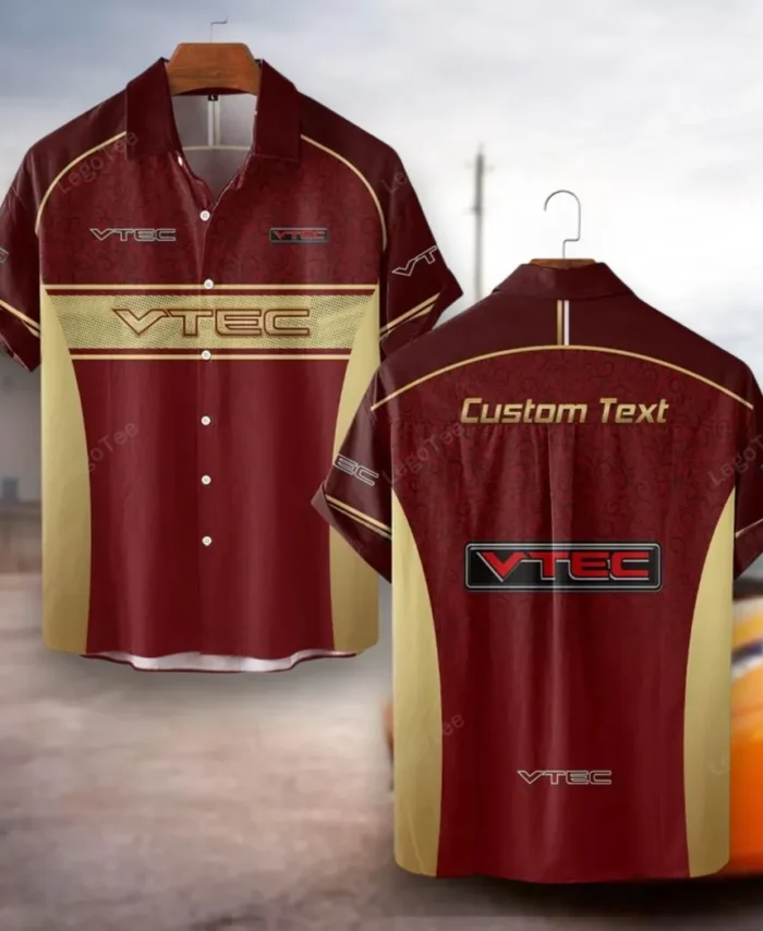 Street Racer Hawaiian Shirt Exclusive Logo, Drift-Ready Button Shirt CAR137