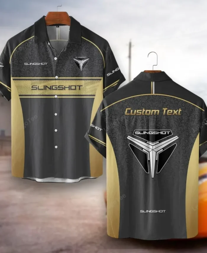 Open-Cockpit Vehicle Hawaiian Shirt Exclusive Logo, Motor Culture Button Shirt CAR137