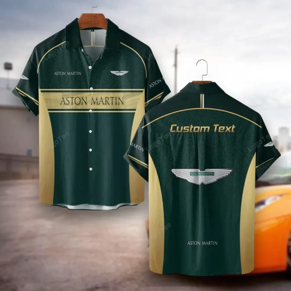 Classic Luxury Ride Hawaiian Shirt Exclusive Logo, Bold Driver Button Shirt CAR137