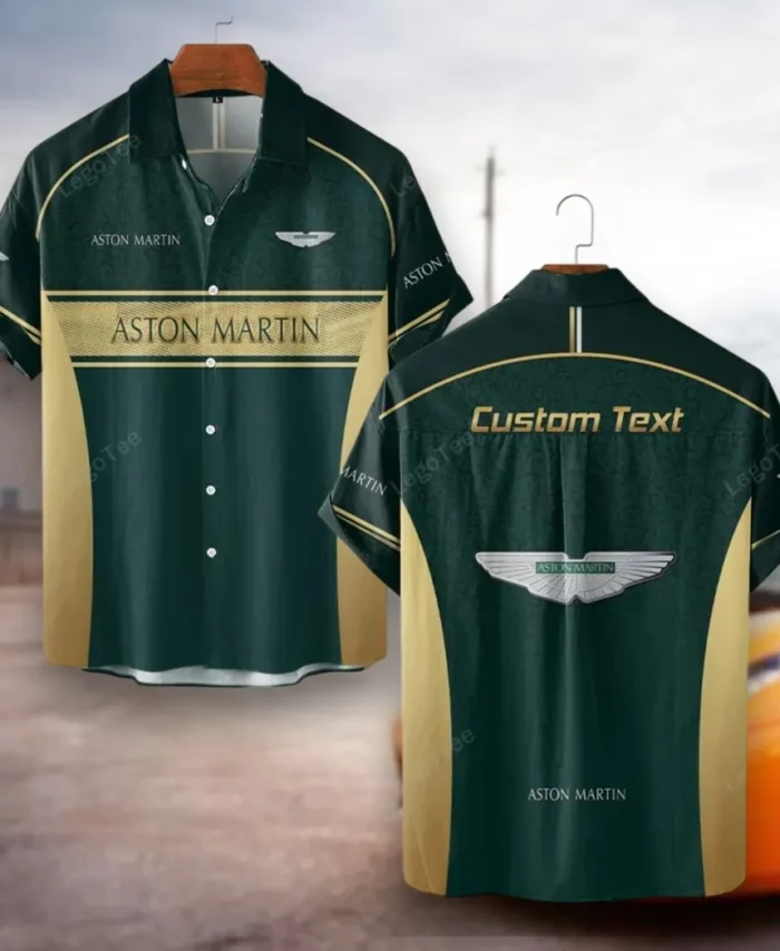 Classic Luxury Ride Hawaiian Shirt Exclusive Logo, Bold Driver Button Shirt CAR137