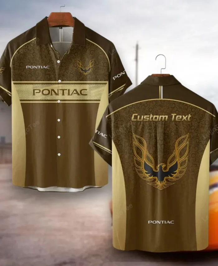 Retro Cruiser Hawaiian Shirt Exclusive Logo, Bold Driver Button Shirt CAR137