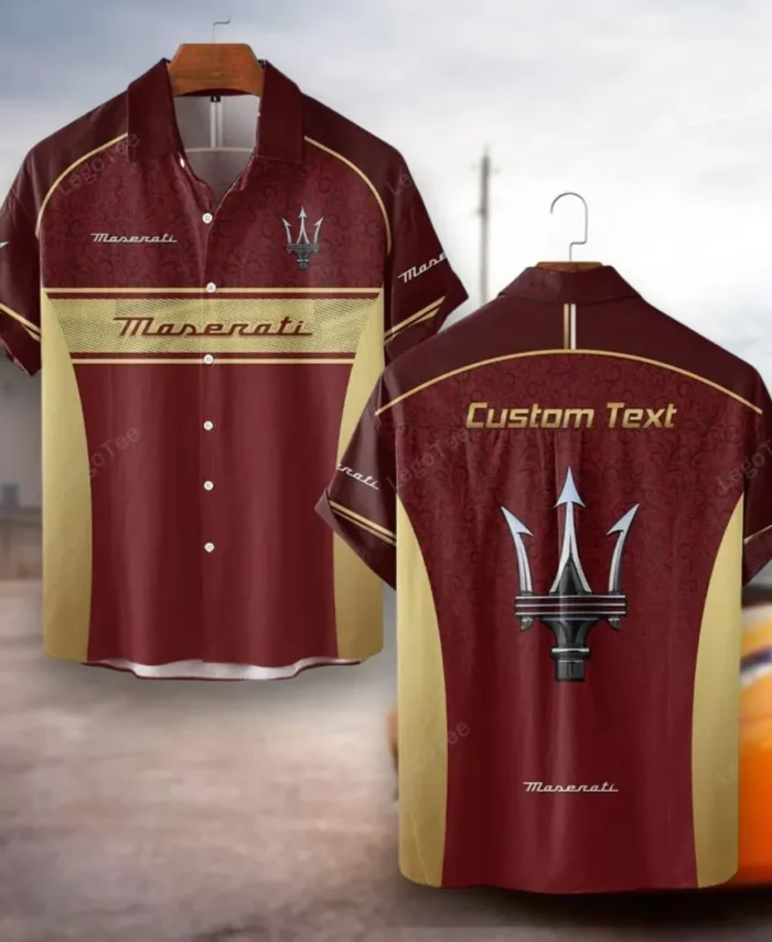 Italian Sports Car Hawaiian Shirt Exclusive Logo, Highway Cruise Button Shirt CAR137