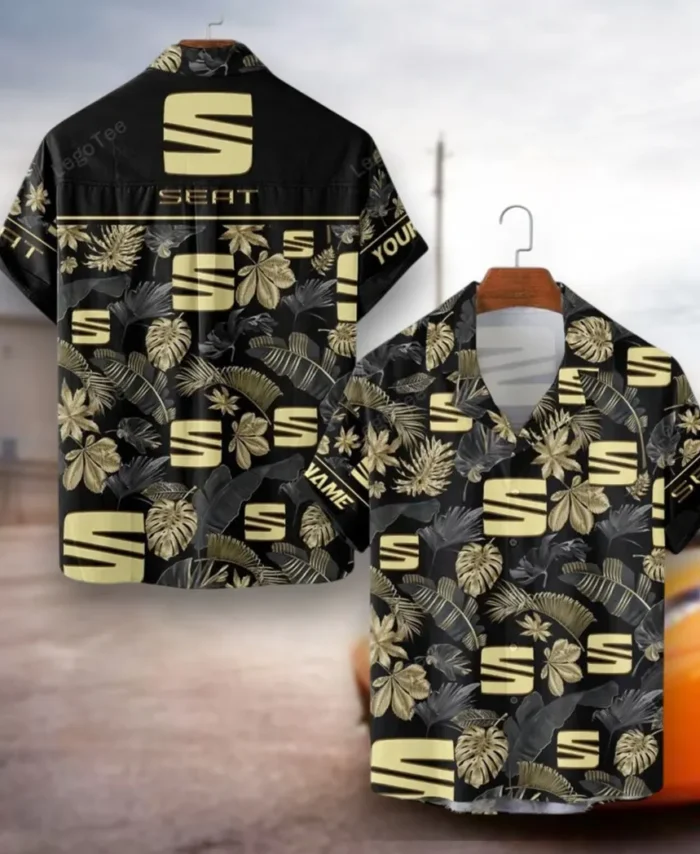 Family Sedan Hawaiian Shirt Exclusive Logo, Summer Garage Button Shirt CAR139
