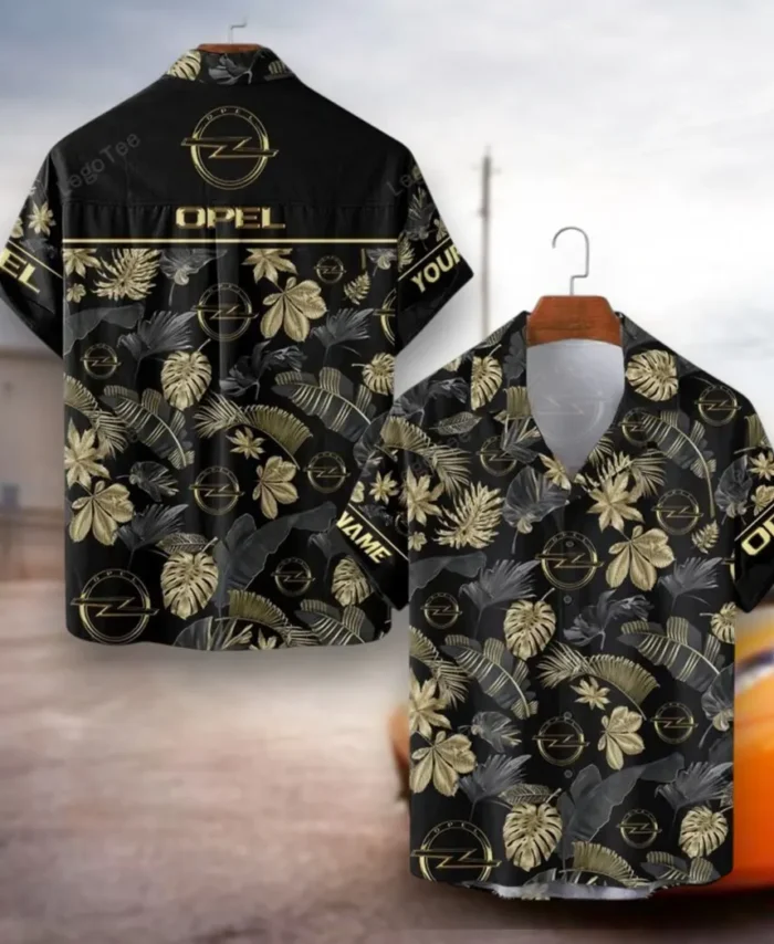 Mid-Size Auto Hawaiian Shirt Exclusive Logo, Engine Lover Button Shirt CAR139