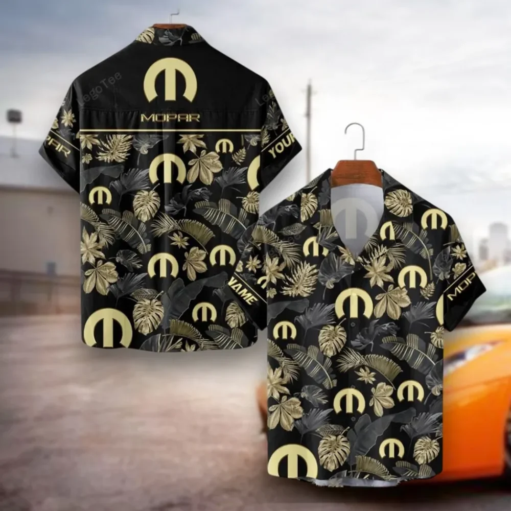 Vintage Car Tuning Hawaiian Shirt Exclusive Logo, Custom Ride Button Shirt CAR139