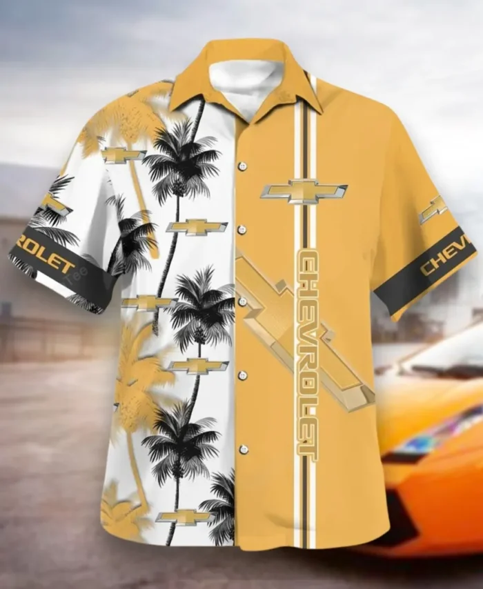 Modern Crossover Hawaiian Shirt Exclusive Logo, Custom Garage Button Shirt CAR143