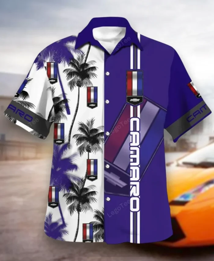 Street Racer Hawaiian Shirt Exclusive Logo, Bold Driver Button Shirt CAR143