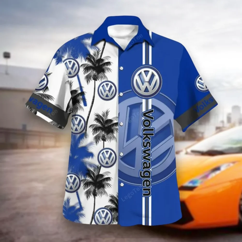 Sedan Vehicle Hawaiian Shirt Exclusive Logo, Engine Lover Button Shirt CAR143