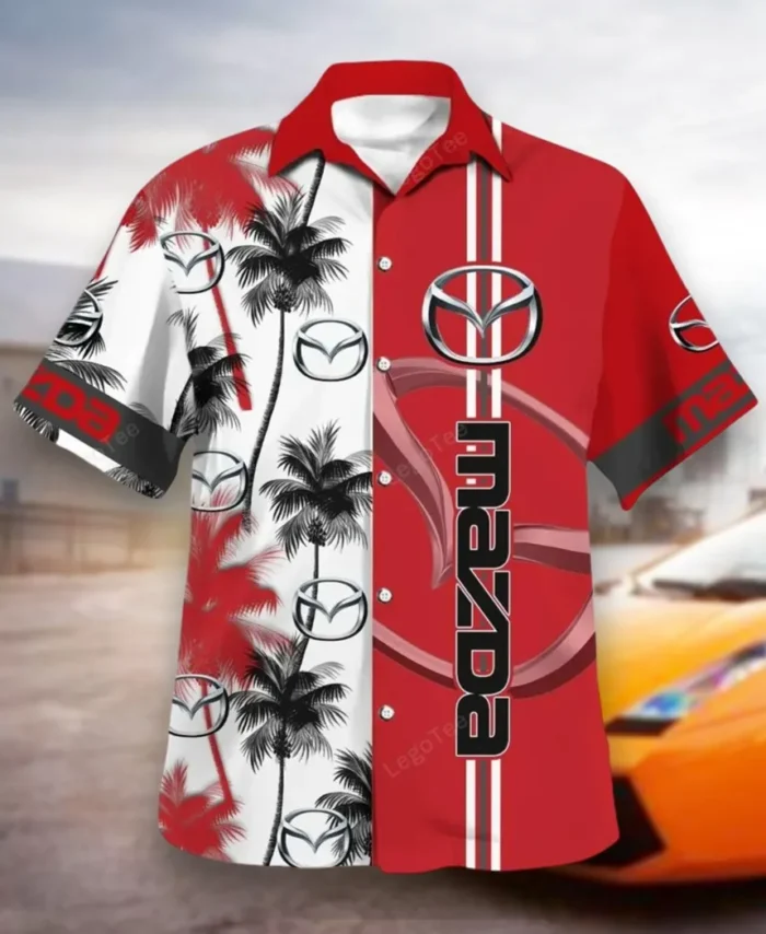 Family Sedan Hawaiian Shirt Exclusive Logo, Performance Gear Button Shirt CAR143