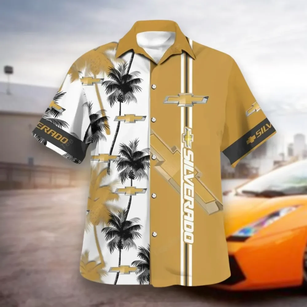 Utility Pickup Hawaiian Shirt Exclusive Logo, Hot Rod Button Shirt CAR143