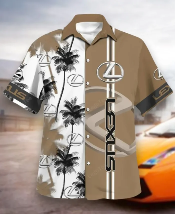 Premium Sedan Hawaiian Shirt Exclusive Logo, Road-Trip Ready Button Shirt CAR143