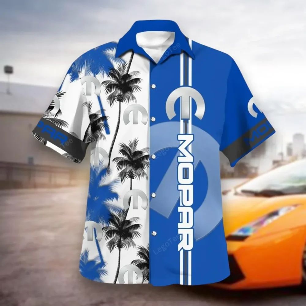 Auto Upgrades Hawaiian Shirt Exclusive Logo, Road-Trip Ready Button Shirt CAR143