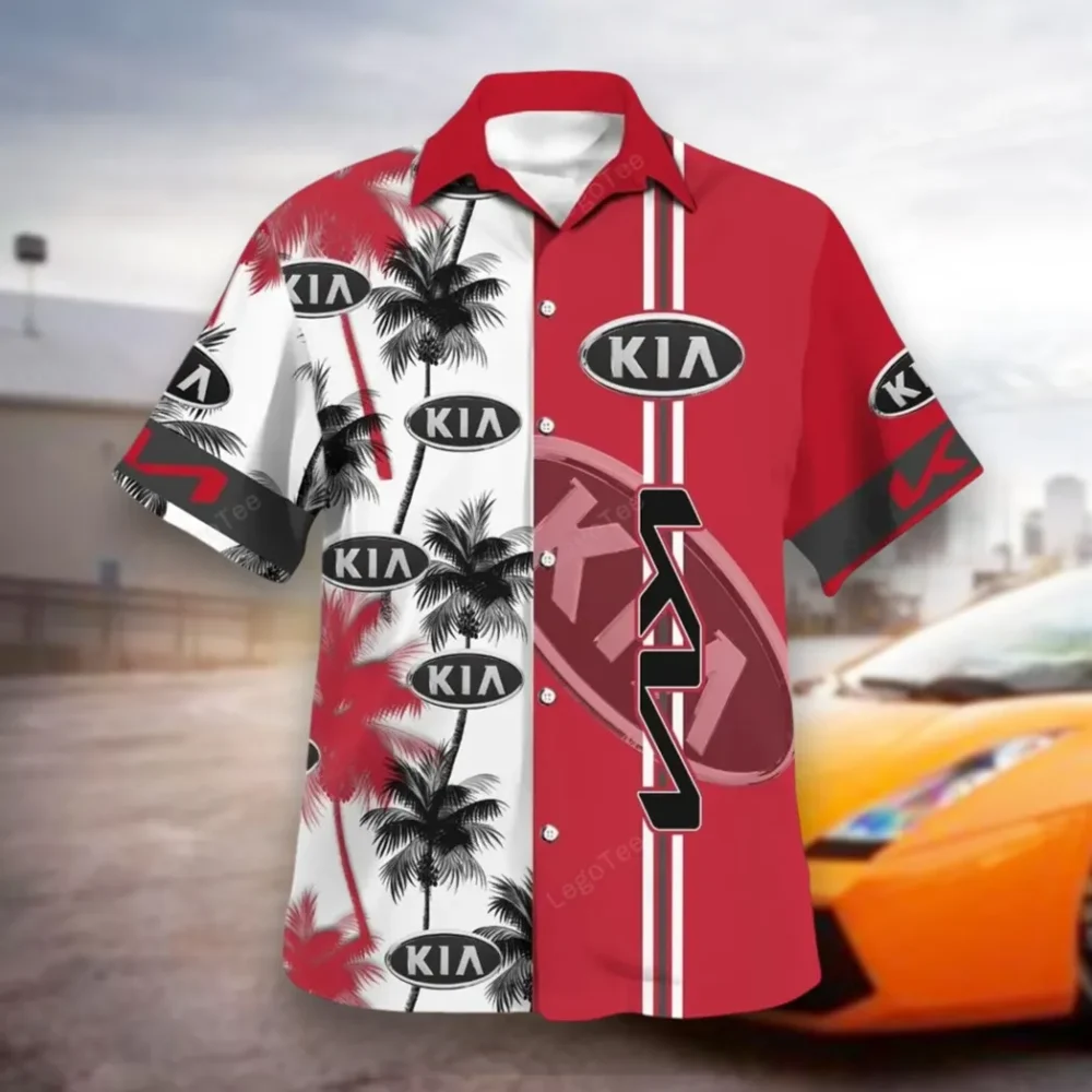 Small City Car Hawaiian Shirt Exclusive Logo, Summer Garage Button Shirt CAR143