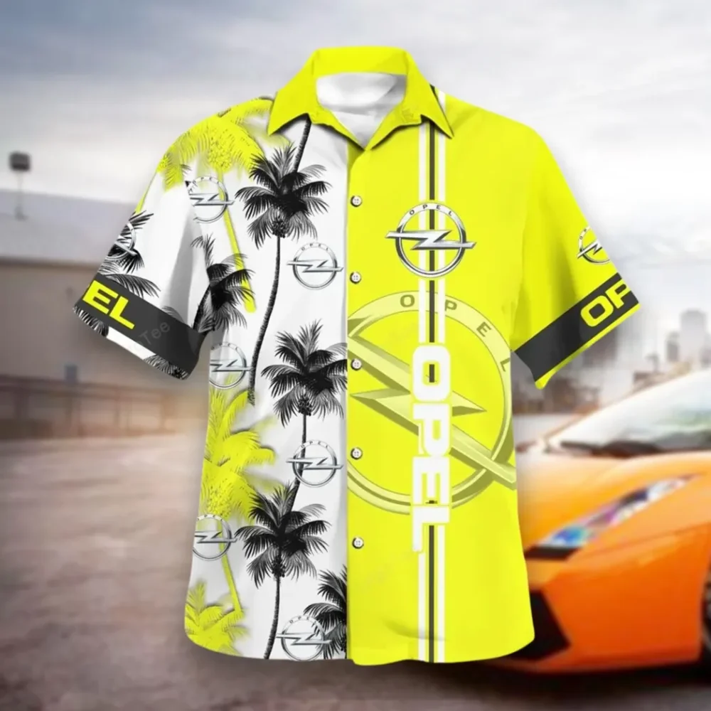 German Compact Car Hawaiian Shirt Exclusive Logo, Garage Life Button Shirt CAR143