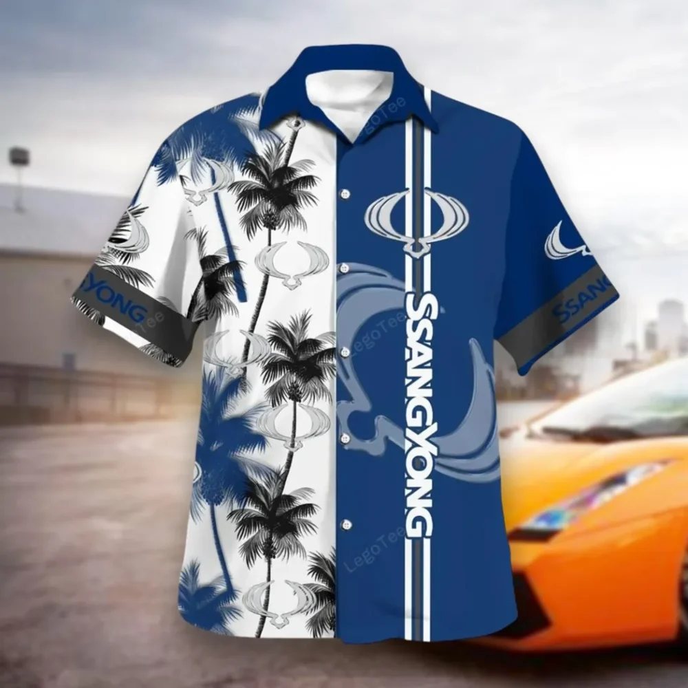 Utility Vehicle Hawaiian Shirt Exclusive Logo, Hot Rod Button Shirt CAR143