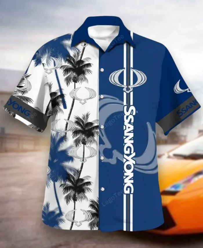Utility Vehicle Hawaiian Shirt Exclusive Logo, Hot Rod Button Shirt CAR143