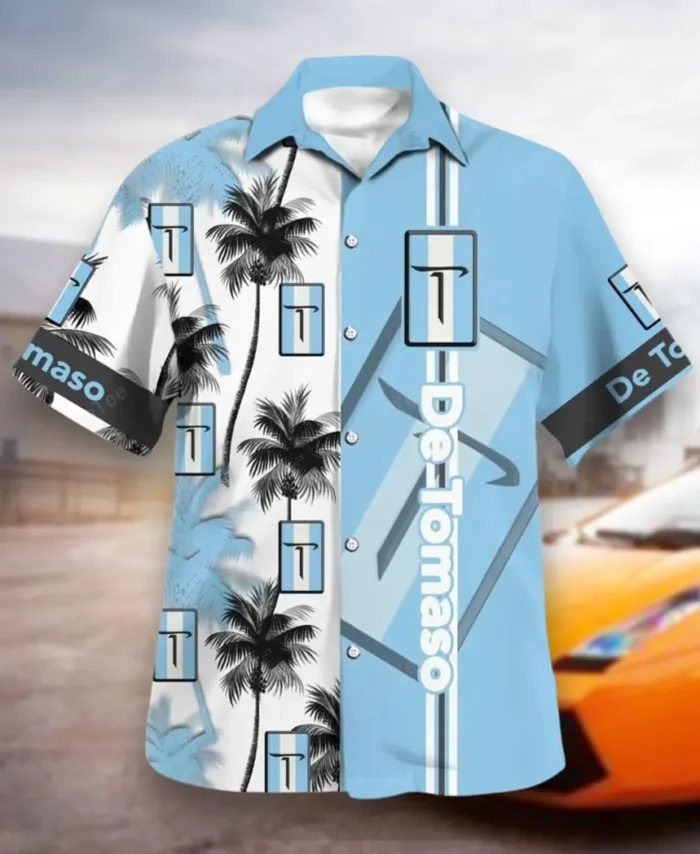 Racing Legend Hawaiian Shirt Exclusive Logo, Summer Garage Button Shirt CAR143