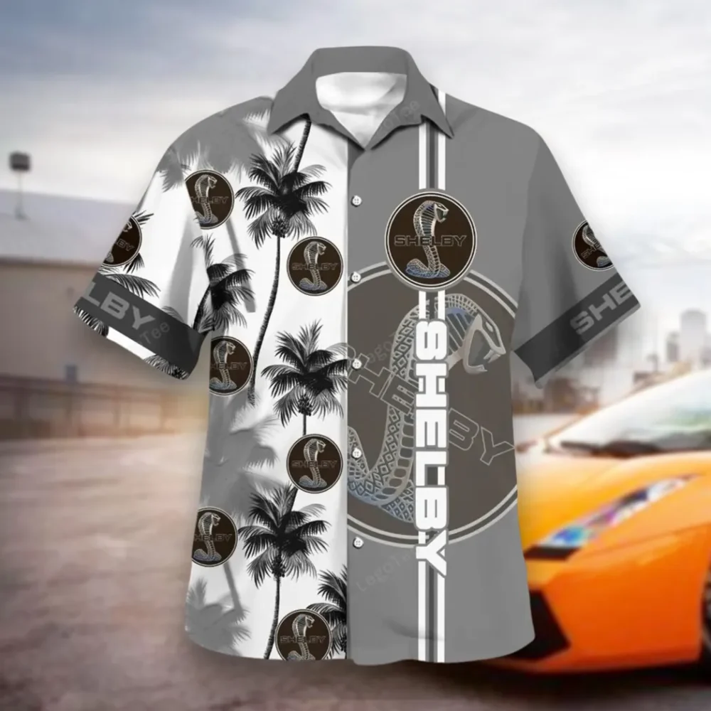 Power Coupe Hawaiian Shirt Exclusive Logo, Urban Driver Button Shirt CAR143