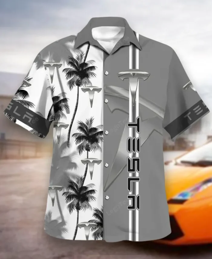 Futuristic Ride Hawaiian Shirt Exclusive Logo, Road Life Button Shirt CAR143