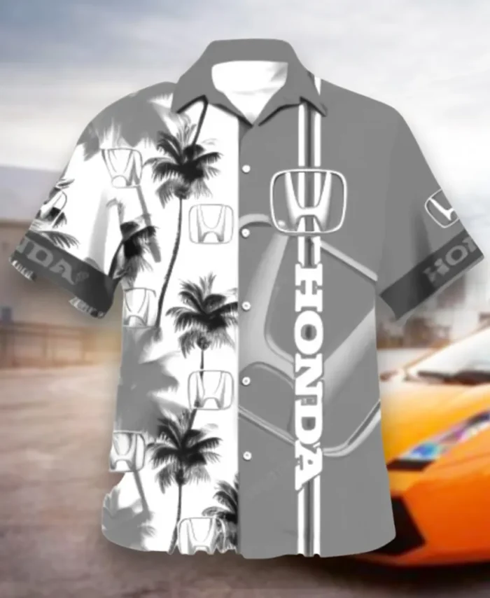 Sedan Hawaiian Shirt Exclusive Logo, Performance Gear Button Shirt CAR143