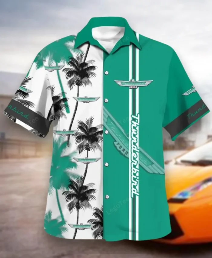 Compact Work Machine Hawaiian Shirt Exclusive Logo, Hot Rod Button Shirt CAR143