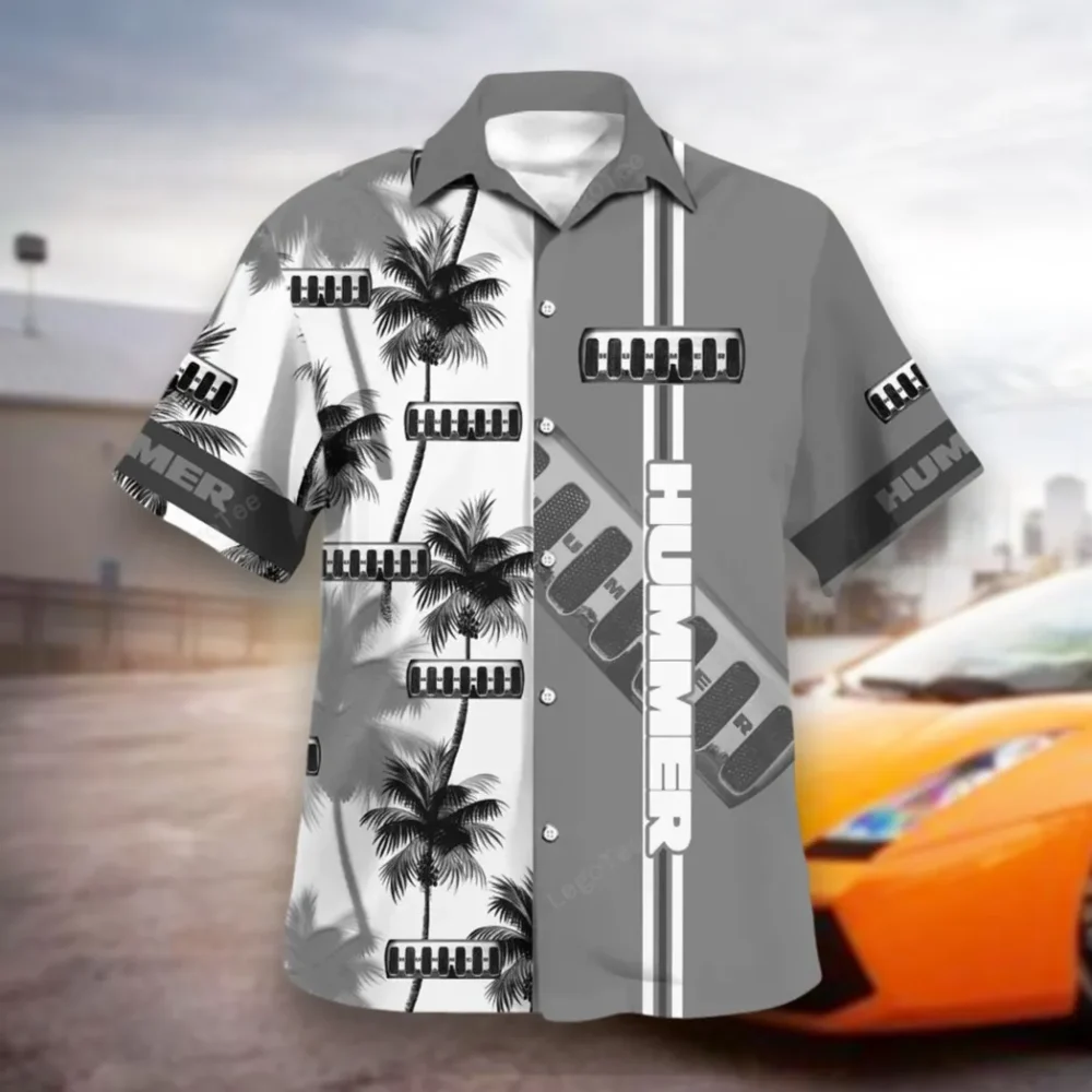 Off-Road Vehicle Hawaiian Shirt Exclusive Logo, Auto Fan Button Shirt CAR143