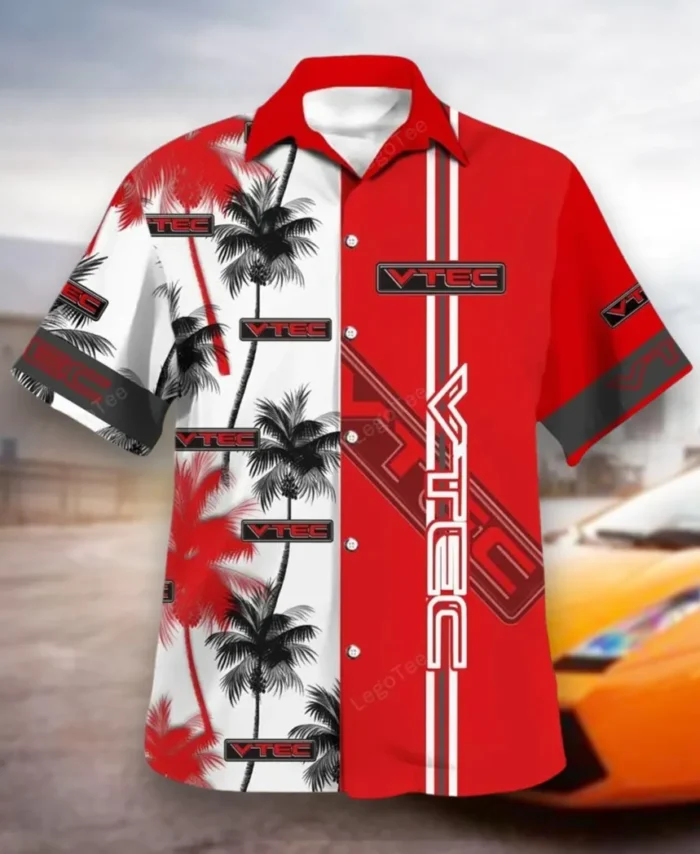 Modified Coupe Hawaiian Shirt Exclusive Logo, Auto Fan Button Shirt CAR143