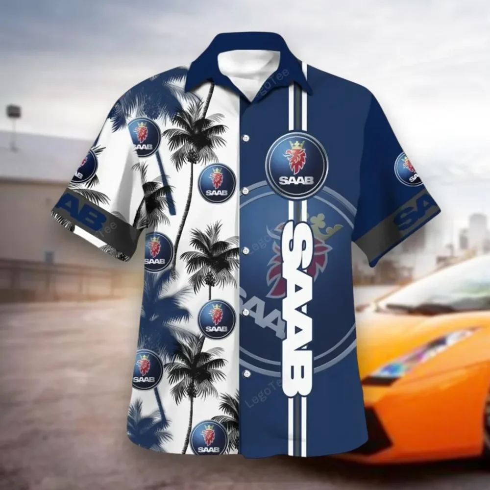 Expedition Vehicle Hawaiian Shirt Exclusive Logo, Street Racer Button Shirt CAR143
