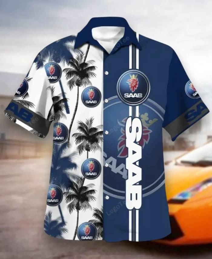 Expedition Vehicle Hawaiian Shirt Exclusive Logo, Street Racer Button Shirt CAR143