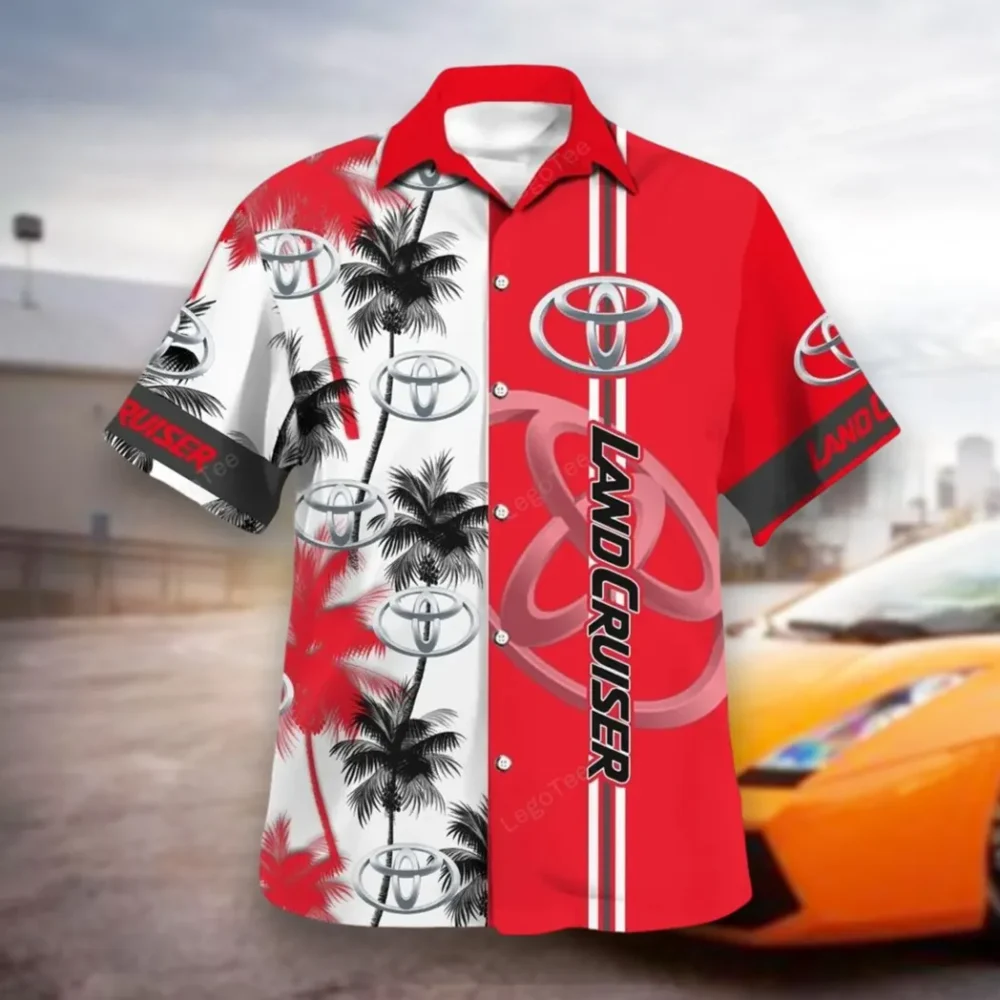 Adventure SUV Hawaiian Shirt Exclusive Logo, Chrome Wave Button Shirt CAR143