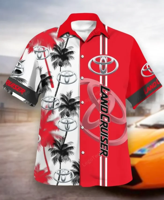 Adventure SUV Hawaiian Shirt Exclusive Logo, Chrome Wave Button Shirt CAR143