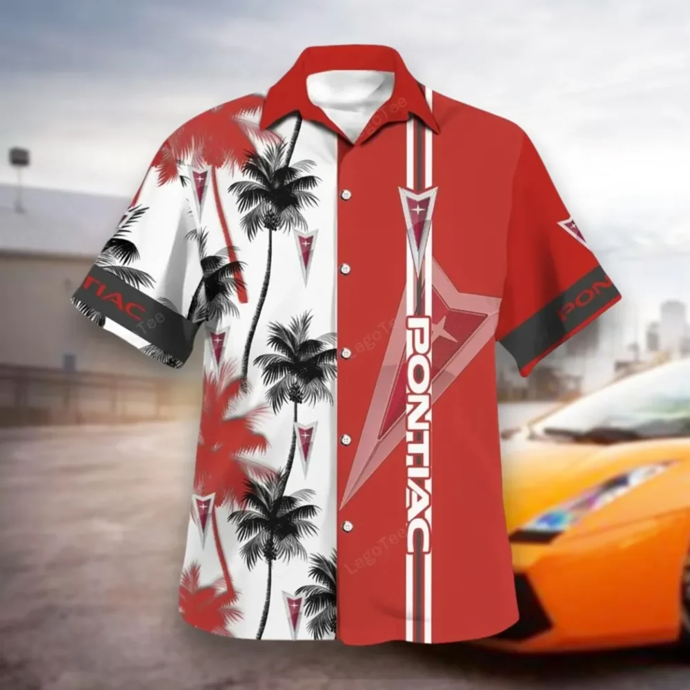 Iconic Road Car Hawaiian Shirt Exclusive Logo, Highway Cruise Button Shirt CAR143