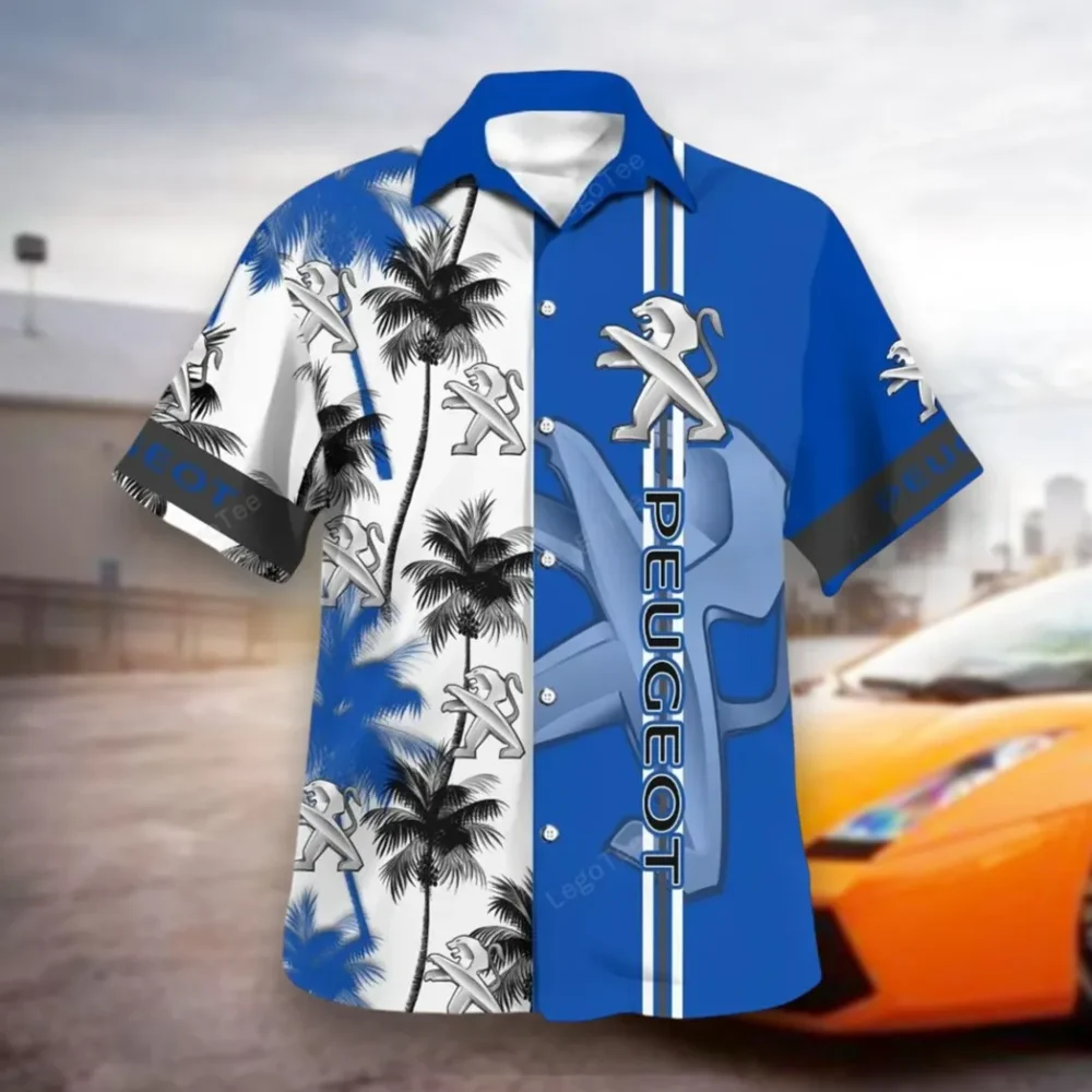 Mid-Size Car Hawaiian Shirt Exclusive Logo, Road Life Button Shirt CAR143