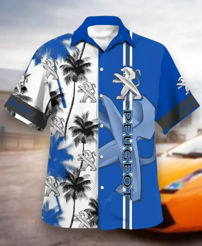 Mid-Size Car Hawaiian Shirt Exclusive Logo, Road Life Button Shirt CAR143