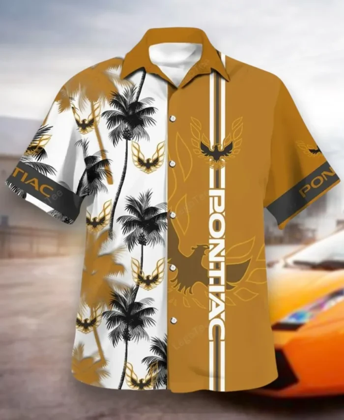Iconic Vehicle Hawaiian Shirt Exclusive Logo, Motor Culture Button Shirt CAR143