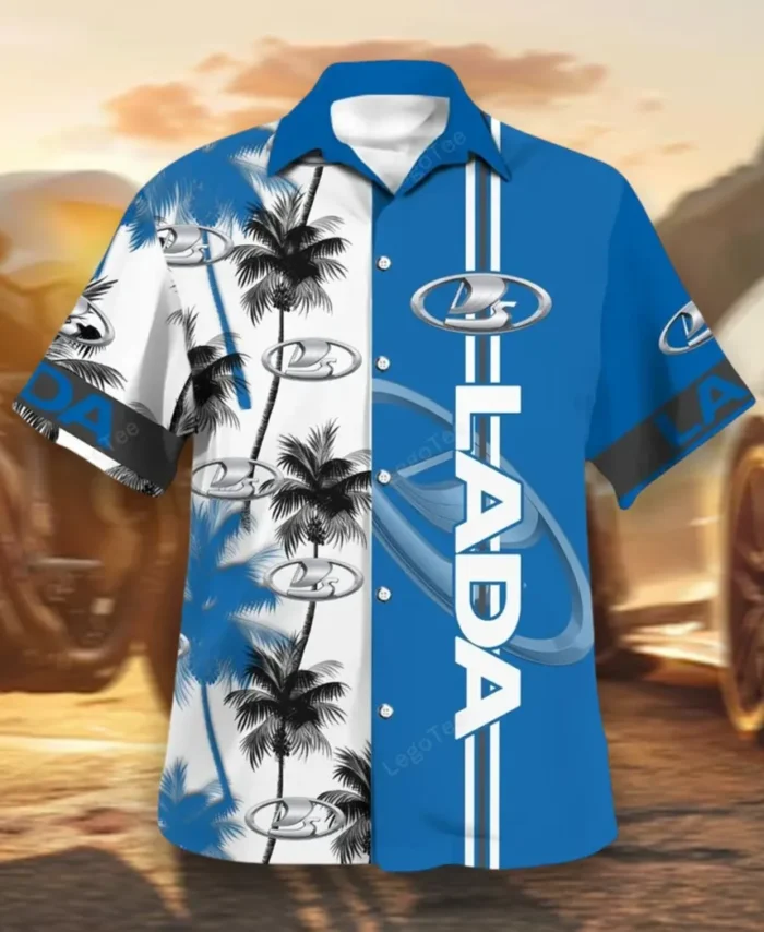 Hatchback Hawaiian Shirt Exclusive Logo, Motor Culture Button Shirt CAR143