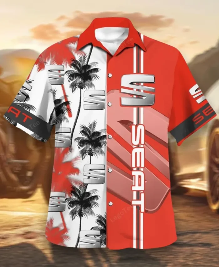 Eco-Friendly Ride Hawaiian Shirt Exclusive Logo, Motor Culture Button Shirt CAR143