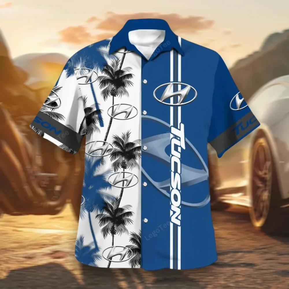 Adventure-Ready SUV Hawaiian Shirt Exclusive Logo, Road-Trip Ready Button Shirt CAR143