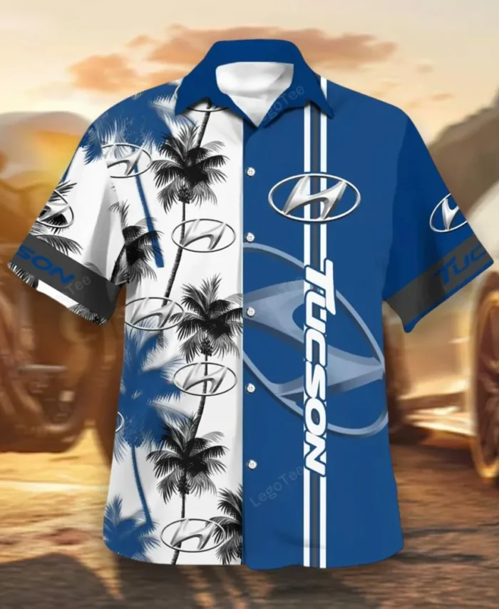 Adventure-Ready SUV Hawaiian Shirt Exclusive Logo, Road-Trip Ready Button Shirt CAR143