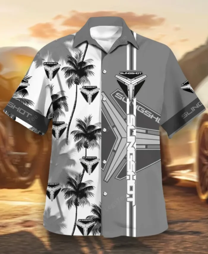 Unique Three-Wheeler Hawaiian Shirt Exclusive Logo, Motorsport Vibe Button Shirt CAR143