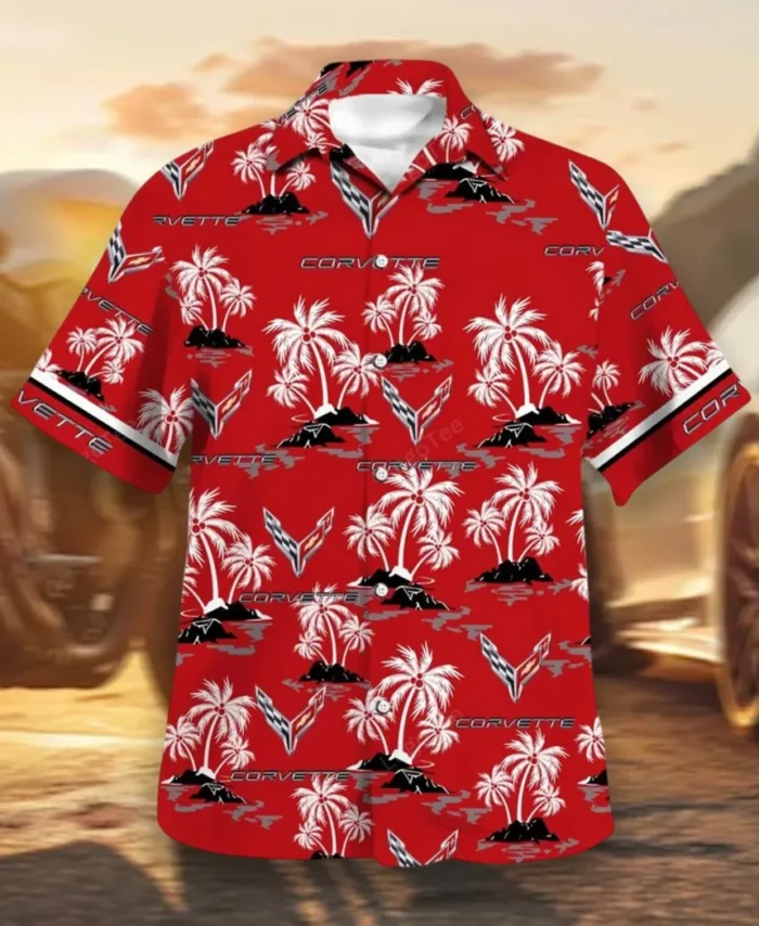US Performance Car Hawaiian Shirt Exclusive Logo, Auto Fan Button Shirt CAR144